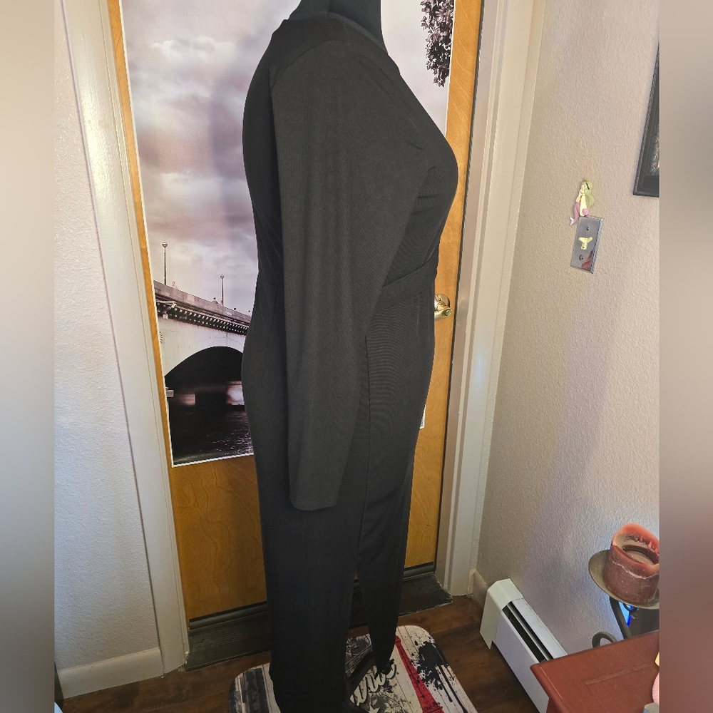 18/20 NWOT ELOQUII Body Con/Midi Dress 22-24"ptp 52"Long 19.5-22.5"Waist SO CHIC - Picture 9 of 14